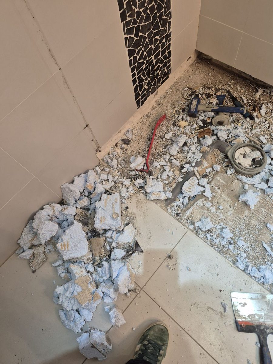 Dépose sanitaire avant rénovation de salle de bain par AMB Services en Seine-et-Marne 77