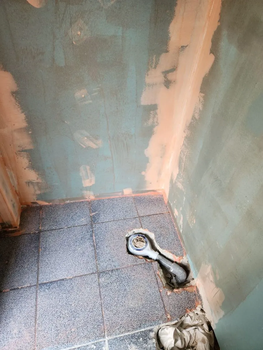 Création d’une évacuation de douche